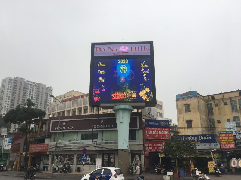 Màn hình led P6 outdoor - Ngã 5 Cầu Giấy - TP Hà Nội